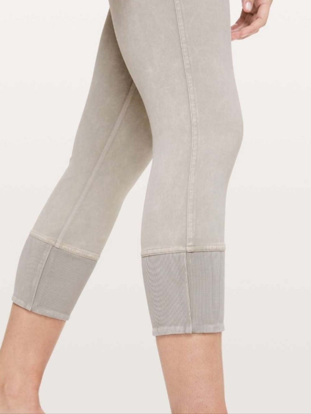 Lululemon Wunder Under Ribbed Crop 23" Leggings - Washed French Clay - Picture 5 of 13